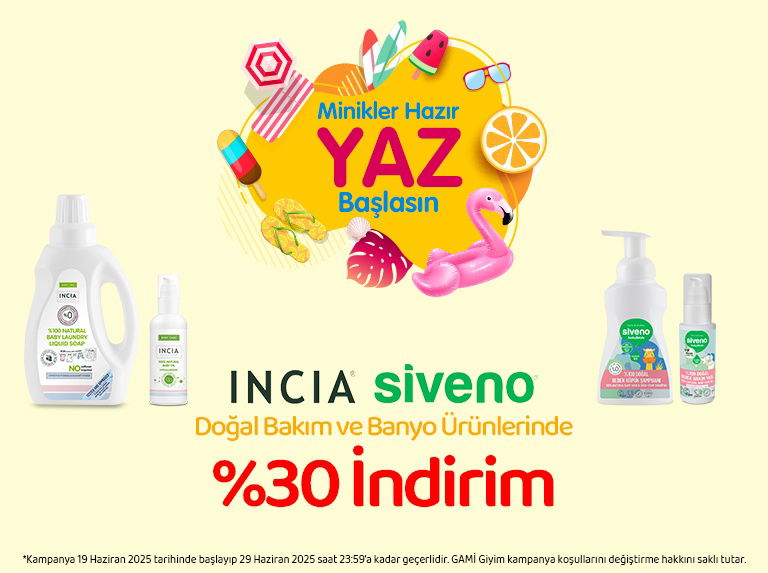 Incıa & Siveno Markalı Ürünlerde %30 İndirim