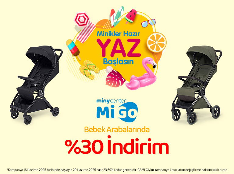 Minycenter Mi Go Bebek Arabasında %30 İndirim
