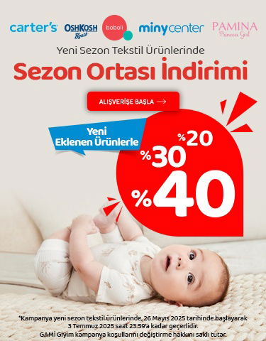 Sezon Ortası İndirimi  %20 %30 %40