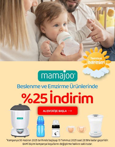 Mamajoo Markalı Ürünlerde %25 İndirim