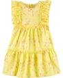 Kız Çocuk Çiçek Desenli Kolsuz Elbise Sarı 192136857013 | Carter’s