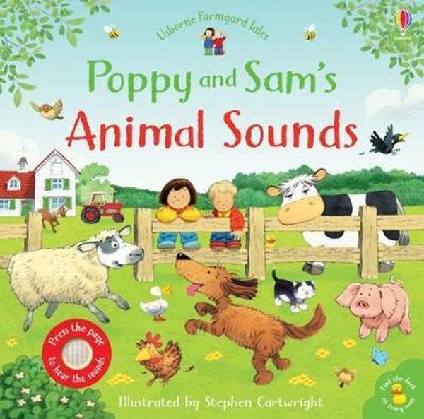  Sesli İngilizce Kitap Poppy and Sam's Animal Sounds 3 Yaş+