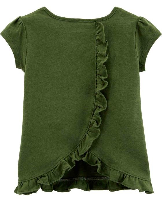 Kız Bebek Kiraz Baskılı Tişört Yeşil 192135653210 | Carter’s
