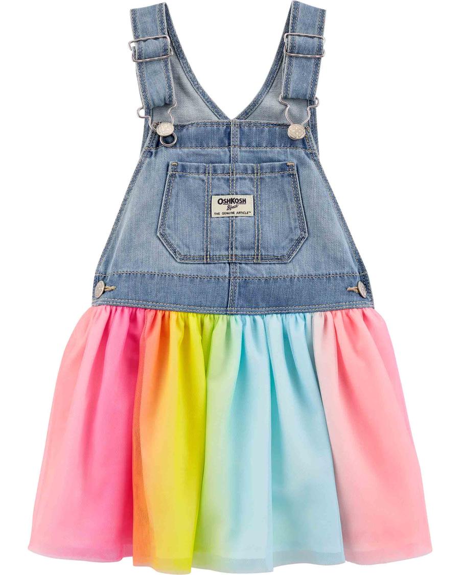 Kız Çocuk Denim Salopet Elbise 192136986331 | Carter’s