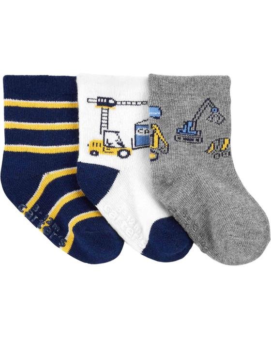 Erkek Bebek Soket Çorap 3'lü Paket 194133571954 | Carter’s