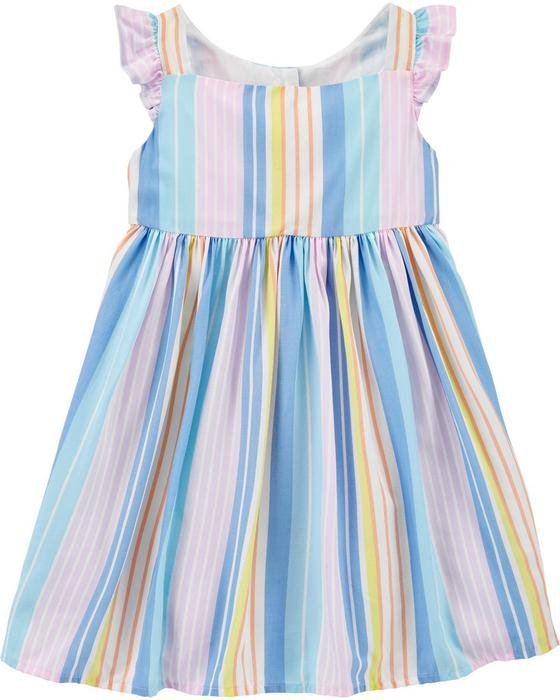Kız Çocuk Çizgili Kolsuz Elbise 194133051432 | Carter’s