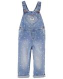 Kız Bebek Kalp Desenli Denim Salopet Mavi 194135074927 | Carter’s