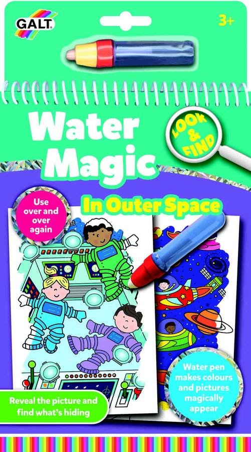  Water Magic Su ile Sihirli Boyama Kitabı Outer Space 3 Yaş+