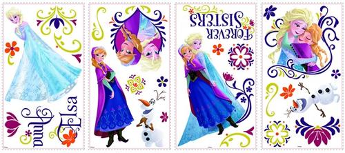 STICKER -FROZEN SPRING PEEL AND STICK WALL DECALS