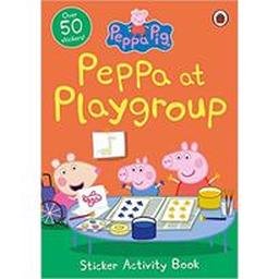  Peppa Pig İngilizce Kitap Peppa at Playgroup Sticker 3 Yaş+