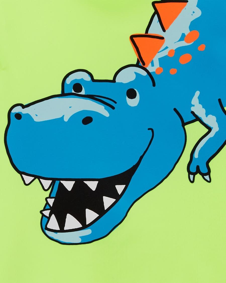 Erkek Bebek Dinozor Baskılı Güneş Koruyucu Mayo Set Sarı 194133852237 | Carter’s