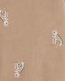 Erkek Bebek Hayvan Baskılı Kısa Kollu Gömlek Tulum Camel 194135023536 | Carter’s