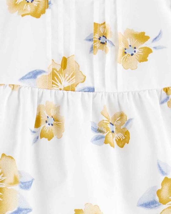 Kız Bebek Çiçekli Kısa Kollu Bluz Pantolon Set 2'li Paket 194135059887 | Carter’s