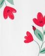 Kız Bebek Çiçek Desenli Uzun Kollu Uyu&Oyna Tulum Beyaz 194135104266 | Carter’s