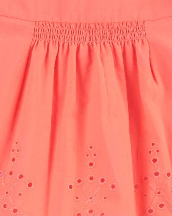 Kız Bebek Çizgili Kolsuz Şort Bluz Set 2'li Paket Kırmızı 194135009127 | Carter’s