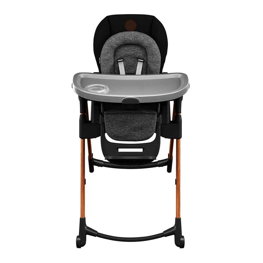  Minla Ahşap Mama Sandalyesi Essential Graphite Koyu Gri
