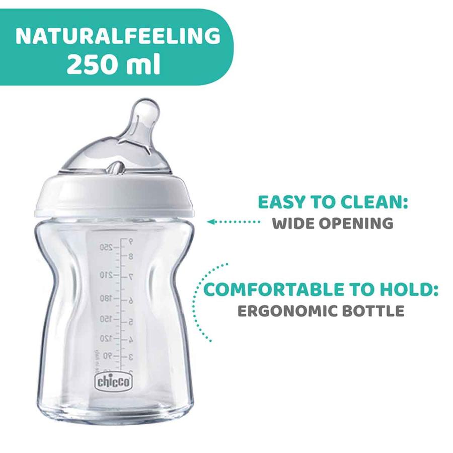  Naturalfeeling Cam Biberon 250 ml 0 Ay+
