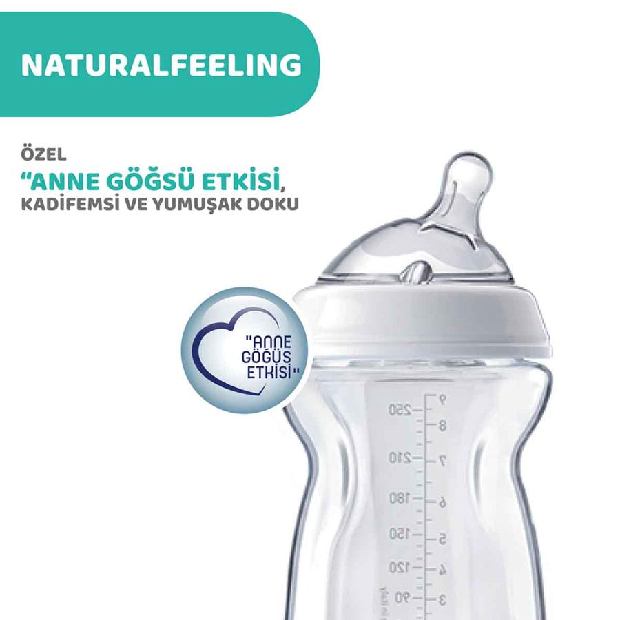  Naturalfeeling Cam Biberon 250 ml 0 Ay+