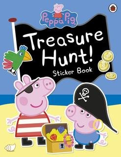  Peppa Pig İngilizce Kitap Treasure Hunt! Sticker Book 3 Yaş+