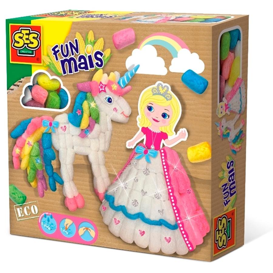  Funmais Mısır Köpükleri Aktivite Oyuncağı Prenses ve Unicorn 3 Yaş+