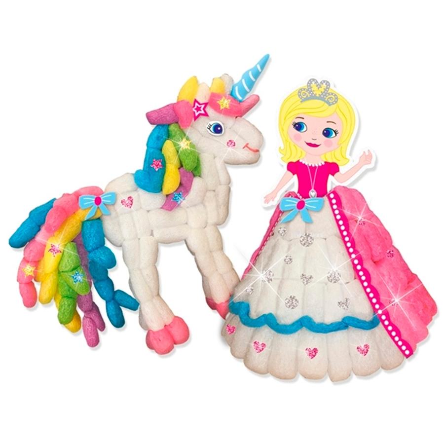  Funmais Mısır Köpükleri Aktivite Oyuncağı Prenses ve Unicorn 3 Yaş+