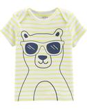 Erkek Bebek Ayı Baskılı Body'li Set 3'lü Paket 192135530092 | Carter’s