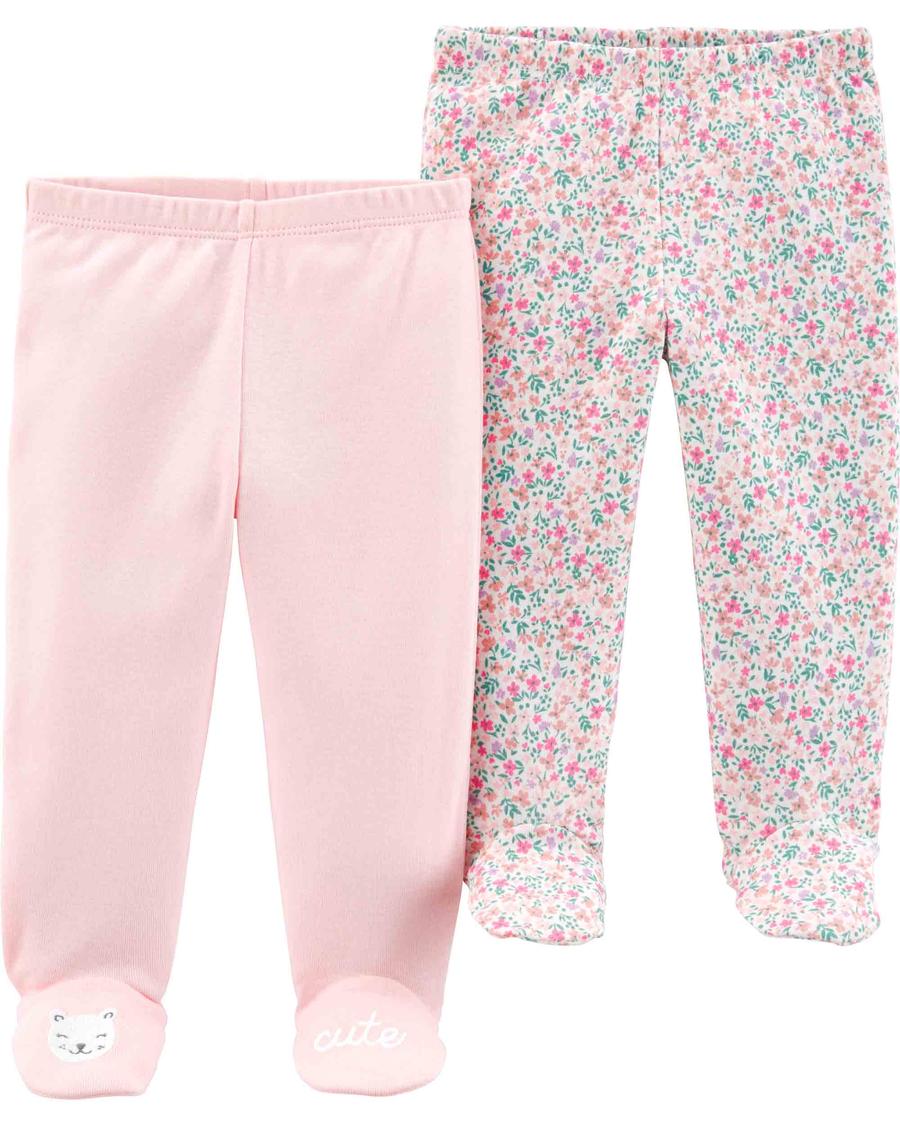 Kız Bebek Patikli Alt 2'li Paket Pembe 192135967782 | Carter’s