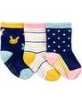 Kız Çocuk Soket Çorap 3'lü Paket 194133568398 | Carter’s