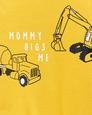 Erkek Bebek İşmakineleri Desenli Alt - Üst Set 2'li Paket Sarı 194133573002 | Carter’s