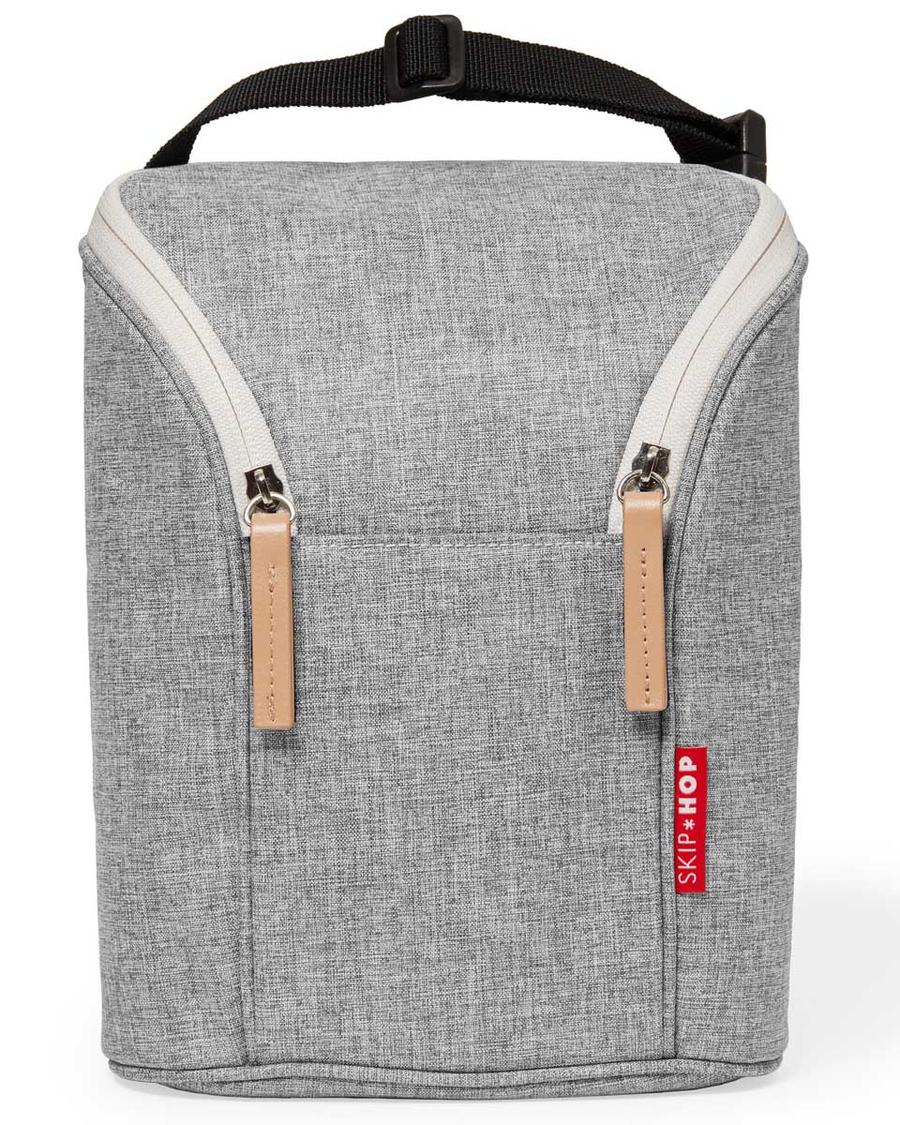  Grab&Go Biberon Çantası Gri Melanj Gri