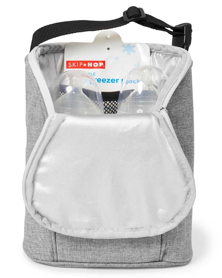  Grab&Go Biberon Çantası Gri Melanj Gri