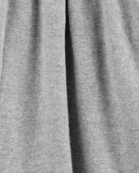 Kız Bebek Elbiseli Set Uzun Kollu 2'li Paket Gri 194135727380 | Carter’s