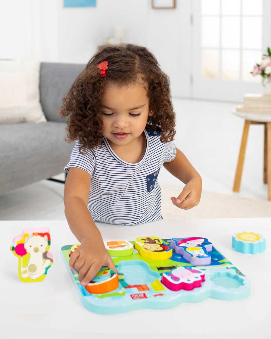  Zoo 3 Boyutlu Eşleştirme Oyunu Parktaki Dostlar 9 Parça Set 12 Ay+
