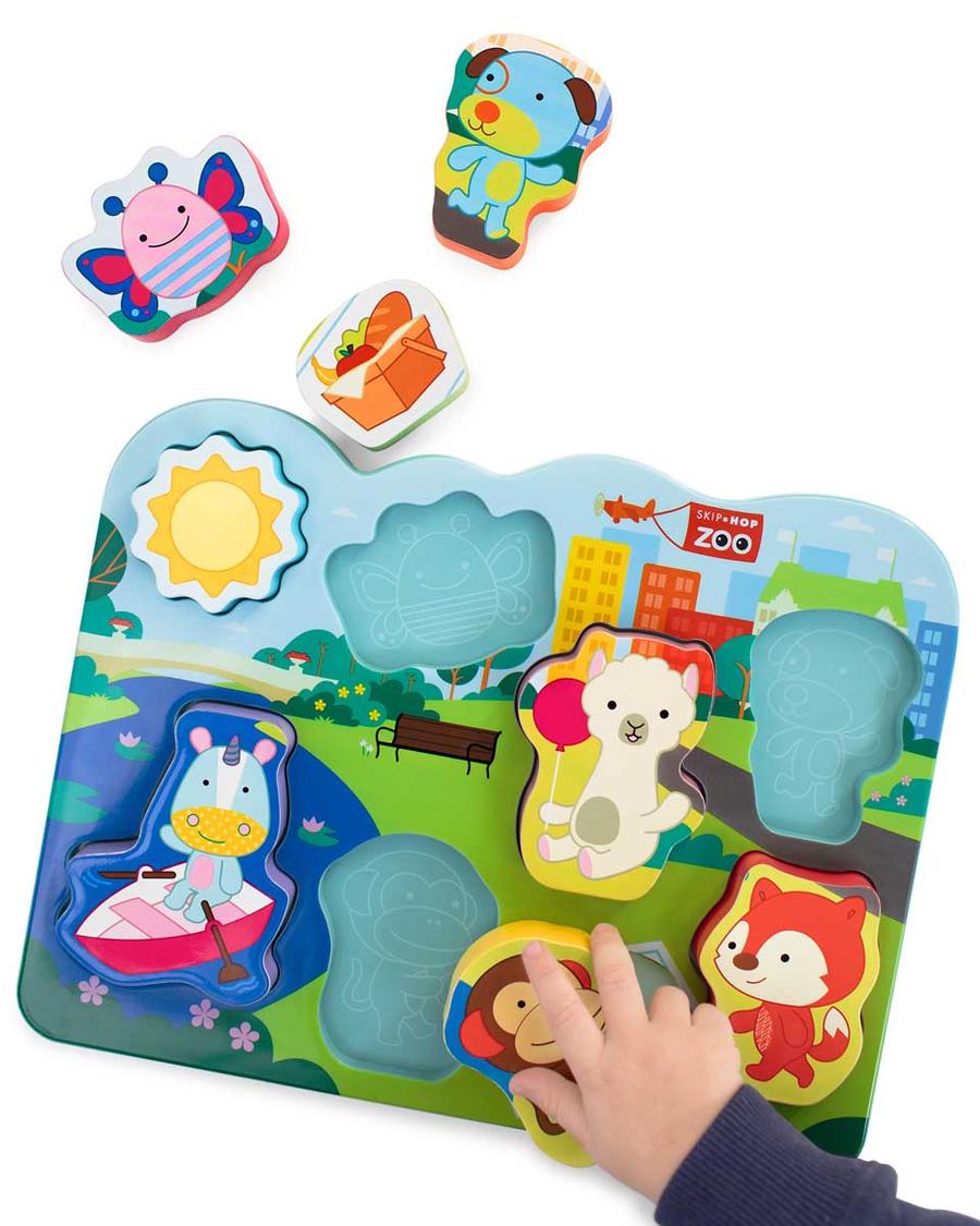  Zoo 3 Boyutlu Eşleştirme Oyunu Parktaki Dostlar 9 Parça Set 12 Ay+