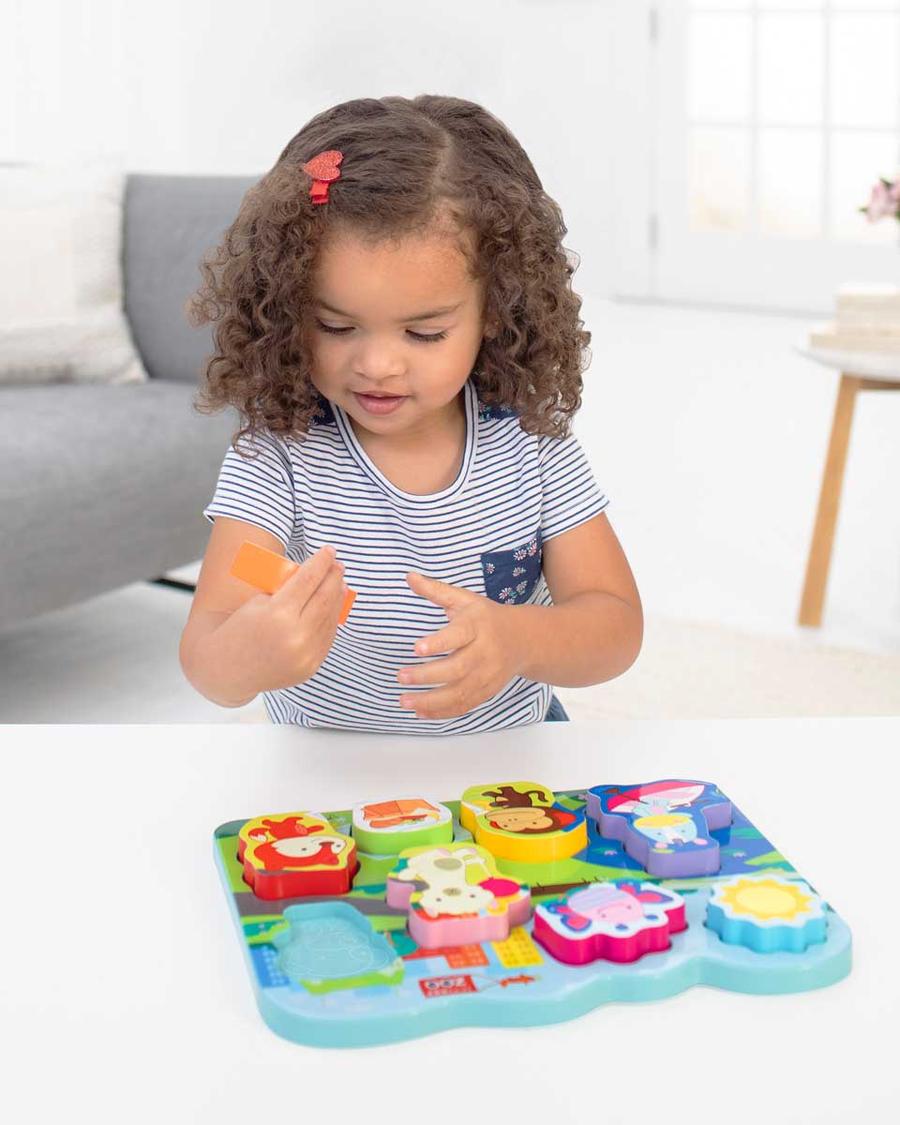  Zoo 3 Boyutlu Eşleştirme Oyunu Parktaki Dostlar 9 Parça Set 12 Ay+
