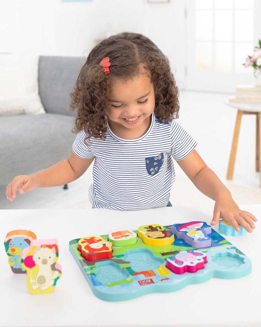  Zoo 3 Boyutlu Eşleştirme Oyunu Parktaki Dostlar 9 Parça Set 12 Ay+