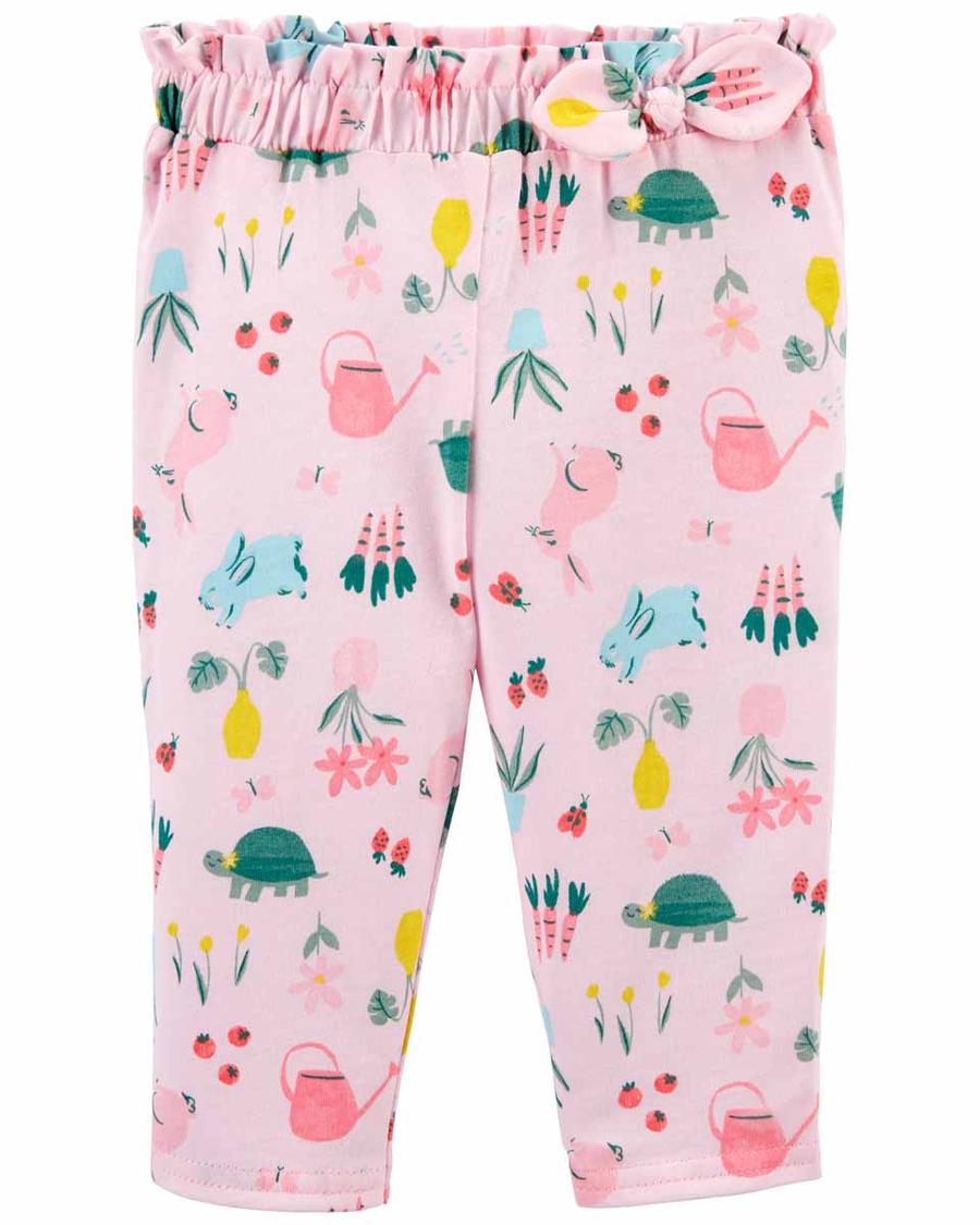 Kız Bebek Çiçekli Kolsuz Body Pantolon Set 2'li Paket 194135097964 | Carter’s