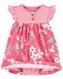 Kız Bebek Çiçek Desenli Elbiseli Set 2'li Paket Pembe 194135317017 | Carter’s