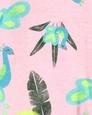 Kız Bebek Kuş Desenli Tulum Pembe 194135259164 | Carter’s