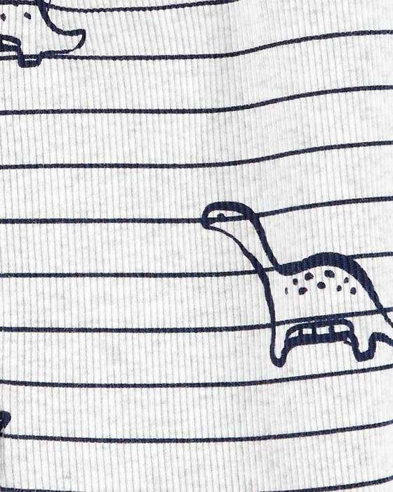 Erkek Bebek Dinozor Desenli Uzun Kollu Patikli Tulum Gri 194135256903 | Carter’s
