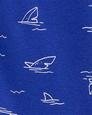 Erkek Çocuk Köpekbalığı Desenli Uzun Kollu Patikli Uyku Tulumu 194135265080 | Carter’s