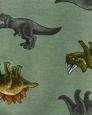 Erkek Bebek Dinozor Desenli Uzun Kollu Patikli Uyku Tulumu Haki 194135265288 | Carter’s