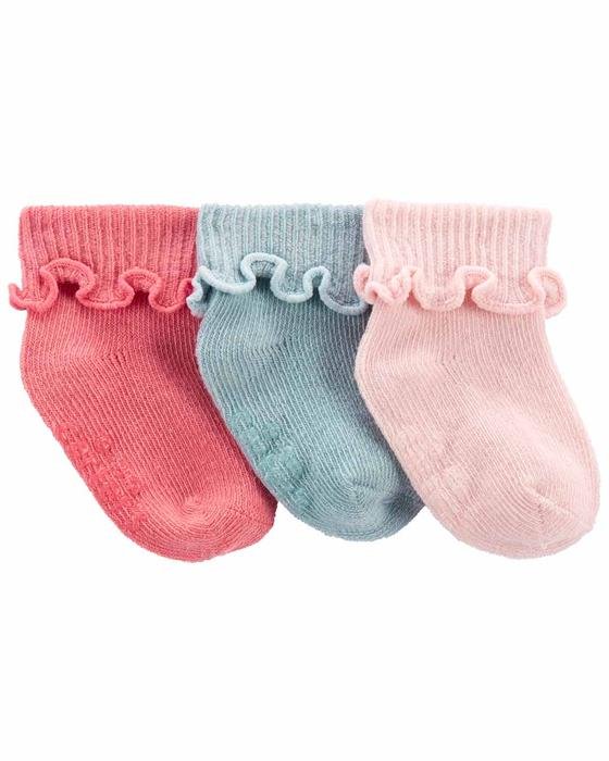 Kız Bebek Çorap 3'lü Paket 194135315303 | Carter’s