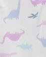 Kız Çocuk Dinozor Desenli Uzun Kollu Pijama 4'lü Paket 194135419483 | Carter’s