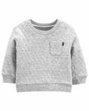 Erkek Bebek Uzun Kollu Eşofman Üstü Gri 194135422445 | Carter’s