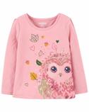 Kız Bebek Uzun Kollu Tişört Lila 194135444249 | Carter’s