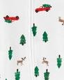 Bebek Ağaç Desenli Uzun Kollu Patikli Tulum Beyaz 194135469242 | Carter’s