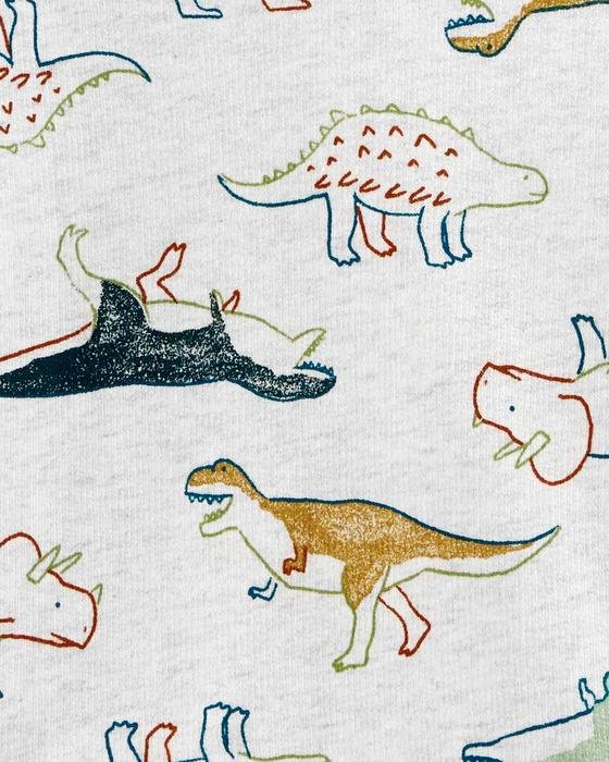 Erkek Çocuk Dinozor Desenli Uzun Kollu Eşofman Üstü 194135417304 | Carter’s
