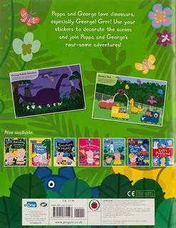  Peppa Pig: Dinosaurs! Sticker Book 24 Ay+