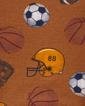  Erkek Çocuk Futbol Desenli Uzun Kollu Pijama 4'lü Paket